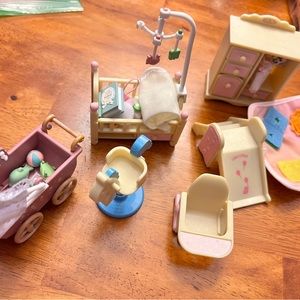 Calico critter nursery set